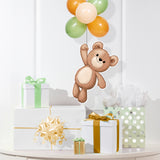 🧸🎈 Teddy Bear Hanging with Latex Balloons