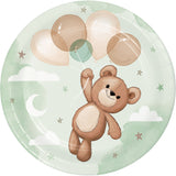 🧸 Teddy Bear 7" Luncheon Paper Plates