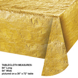 Gold Metallic Tablecover By Creative Converting