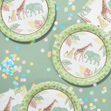 Safari Baby 9"  Paper Dinner Plates