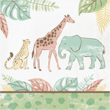 Safari Baby Paper Luncheon Napkins