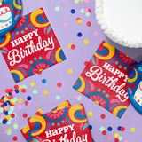Birthday Swirls Luncheon Napkins By Creative Converting