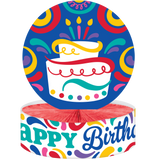 Birthday Swirls Centerpiece By Creative Converting