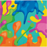 Splatter lunch Napkins By Creative Converting