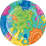Splatter 7-inch Lunch Plates By Creative Converting