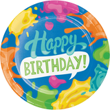 Spatter 9-inch Dinner Plates By Creative Converting