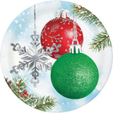 🎄 CLASSICAL CHRISTMAS 9-Inch Dinner Plates – 8 Count
