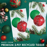 🎄 CLASSICAL CHRISTMAS 2-Ply Guest Towels – 16 Count