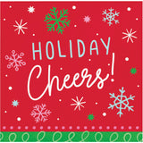 Holiday Frills/Holiday Cheers Beverage Napkins By Creative Converting