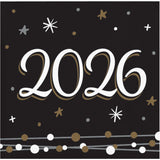 New Year's Shimmer Beverage Napkins By Creative Converting