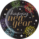 New Year's Radiance 9 inch Dinner Plate By Creative Converting
