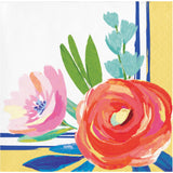 🌸 Fragrant Floral Beverage Napkins