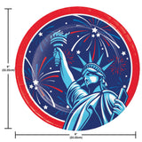 Lady Liberty 9" Dinner Plates