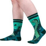 Cute Nessie Adult Crew Socks One Size Fits Most By FootClothes