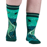 Cute Nessie Adult Crew Socks One Size Fits Most By FootClothes