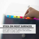 Gold Foil Number Labels – 378 Pack