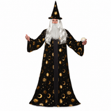 Black Celestial Wizard Adult Costume by Underwraps