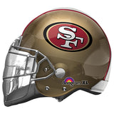 San Francisco 49ers Helmet SuperShape XL Foil Balloon – 21"