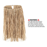 🌺 King Size Raffia Hula Skirt – Natural