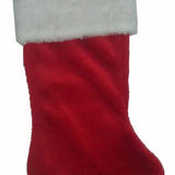 17" Red Plush Christmas Stocking