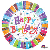 🎂 Radiant Birthday Foil Mylar Balloon – 32"