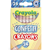 Confetti Crayons, 24 Count By Crayola