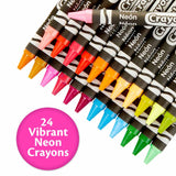 Neon Crayons, 24 count By Crayola