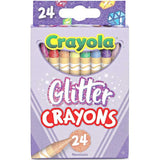 Glitter Crayons, 24 Count By Crayola