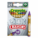 Metallic Crayons, 24 Count By Crayola