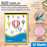 9" x 12" Construction Paper Pad – 32 Count
