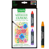 Watercolor Crayons, 12 Count By Crayola