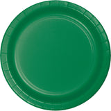 Emerald Paper Luncheon Plates By Creative Converting
