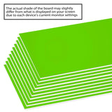 20" x 30" Fluorescent Green Foam Board