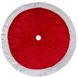 Plush Red Christmas Tree Skirt