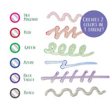 Metallic Outline Paint Markers Set of 6 By Crayola