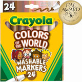 Colors Of The World Markers, 24 Count By Crayola