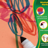 Ultra-Clean Broad Line Washable Markers, Bold 8-Count By Crayola