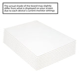 🧩 BAZIC White Foam Board – 20" x 30"  Lightweight