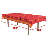 Asian Plastic Tablecover By Beistle