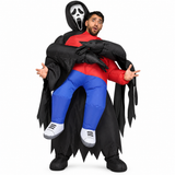 Ghost Face® Piggyback Inflatable Adult Costume by Fun World
