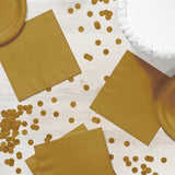 Gold 3-Ply Luncheon Napkins  By Creative Converting