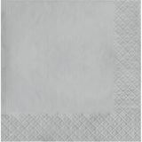 Shimmering Silver 3-Ply Paper Luncheon Napkins By Creative Converting