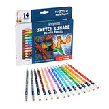Sketch and Shade Doodle Pencils, 14 Count By Crayola