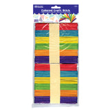 Colored Craft Sticks, 100 Pieces By Bazic Products