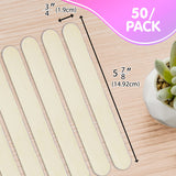 Jumbo Natural Craft Sticks , 500 Pieces by Bazic Products