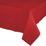 Classic Red Tissue/Plastic Tablecover By Creative Converting