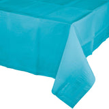 Bermuda Blue Tissue/Plastic 108 X 54 Table Cover