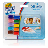 Mess Free Markers, 10 Count By Crayola