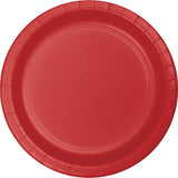 Classic Red Paper Luncheon Plates By Creative Converting