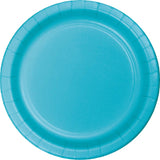 Bermuda Blue Paper Luncheon Plates By Creative Converting
